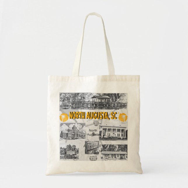Tote Bag Nord d'Augusta, SC (Devant)