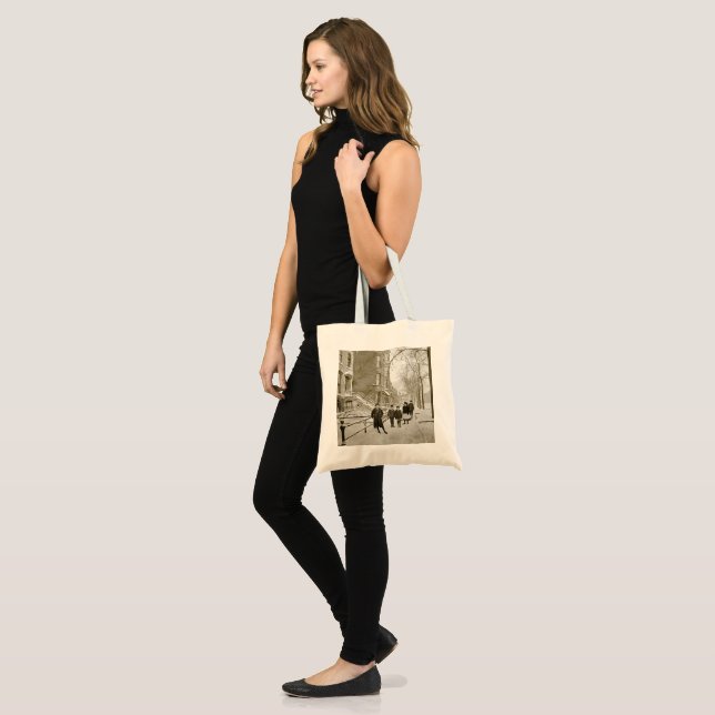 TOTE BAG NORTH LINCOLN PARK CHICAGO W. OF MENOMINEE 1890 (Devant (modèle))