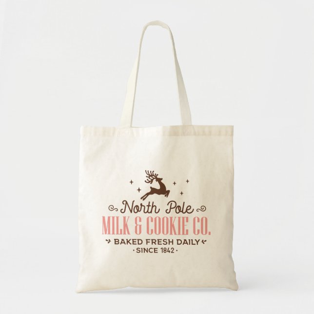 Tote Bag North Pôle Milk & Cookie Co (Devant)