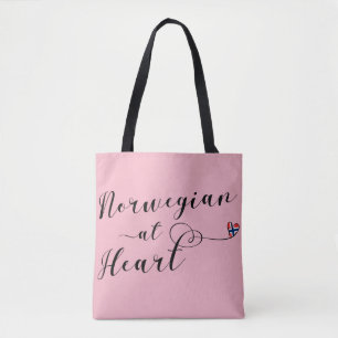 Tote Bag Norvégien À Heart Grocery Bag, Norvège