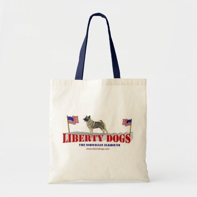 Tote Bag Norvégien Elkhound (Devant)