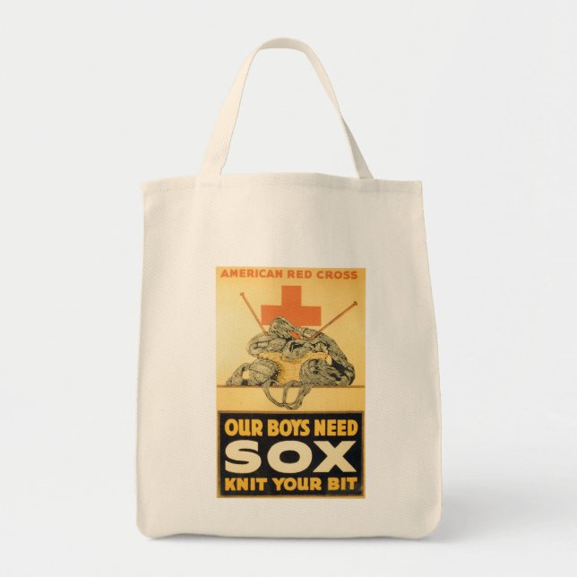 Tote Bag Nos chaussettes du besoin de garçons (Devant)