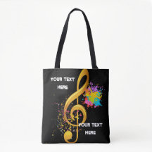 Note musicale Fun Treble Clef. Texte modifiable
