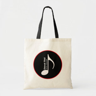 Tote Bag note musicale personnalisée avec nom