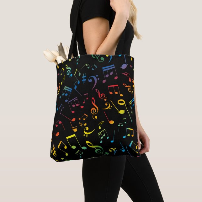 Tote Bag Notes musicales 5 (De près)
