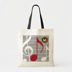 Tote Bag Notes musicales cool personnalisées