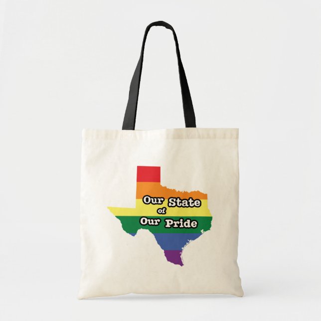 Tote Bag Notre état de notre fierté | Texas (Devant)