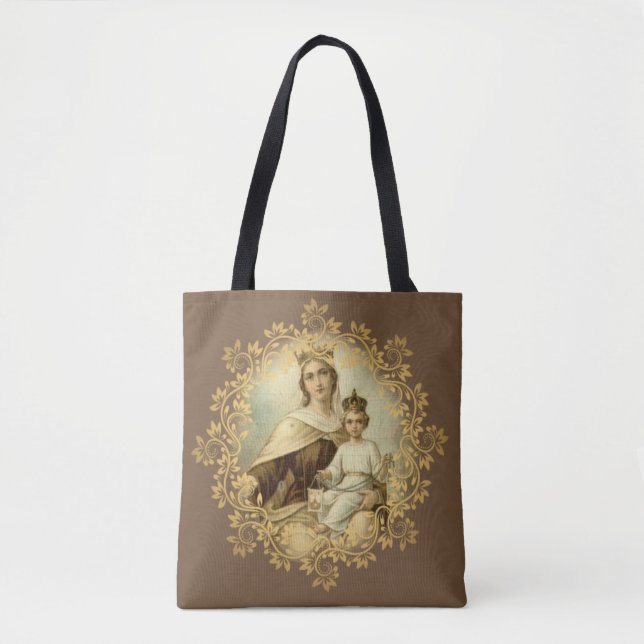 Tote Bag Notre Madame du mont Carmel et de St Therese de (Devant)