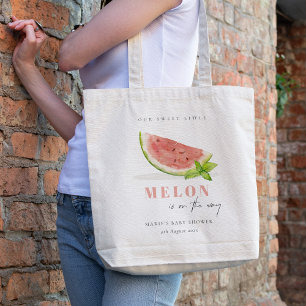 Tote Bag Notre Petite Aquarelle Melon N'Importe Quel Âge An
