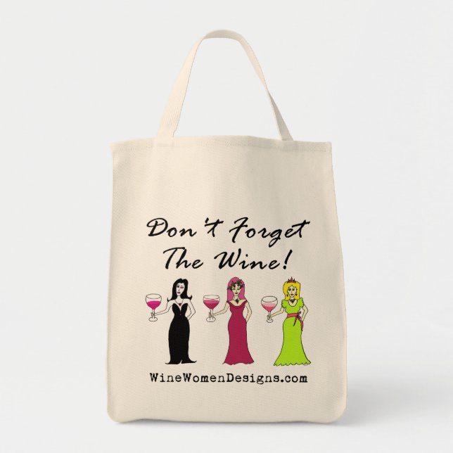 Tote Bag N'oubliez pas le vin ! Promotionnel (Devant)