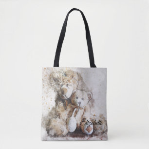 Tote Bag Nounours Brown sucrés personnalisés