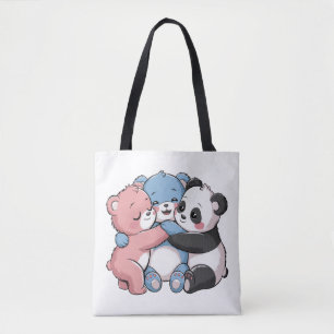 Tote Bag Nounours mignons avec Panda