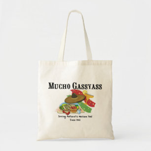 Tote Bag Nourriture de Mexicain de Mucho Gassyass