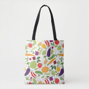 Tote Bag Nourriture sur un arrière - plan blanc