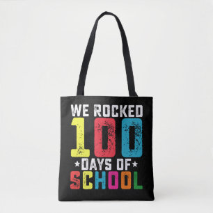 Tote Bag Nous avons fêté 100 jours d'école Enseignant Élève