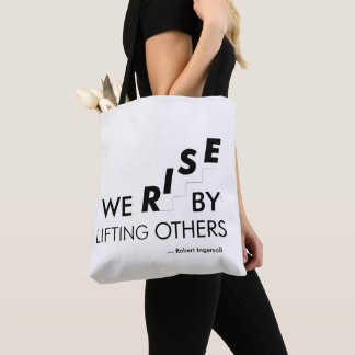 Tote Bag Nous nous élevons en élevant les autres