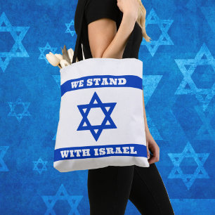 Tote Bag Nous Sommes Avec Israël