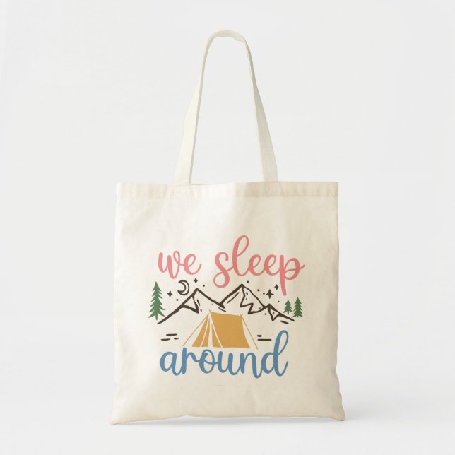 Tote Bag Nous Sommes Dors Drôle (Devant)