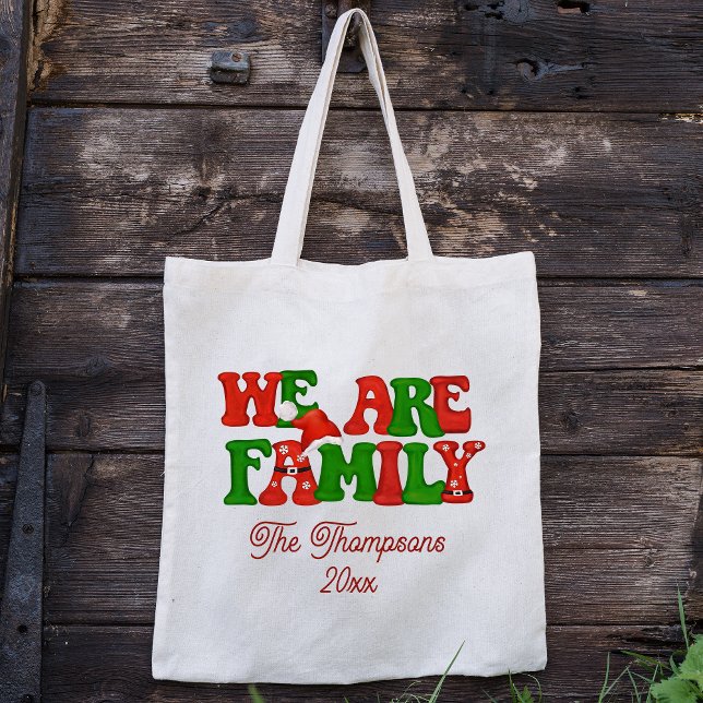 Tote Bag Nous sommes la famille personnalisée correspondant (Créateur téléchargé)