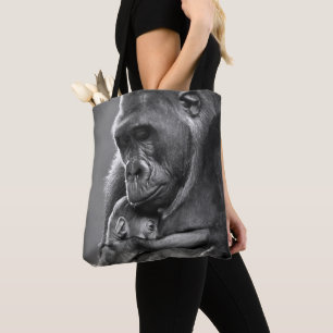 Tote Bag Nouveau gorille de mère