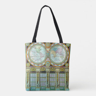 Tote Bag Nouveau Monde Classic Map Épicerie Fourre-tout