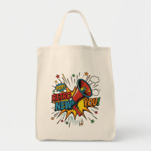 Tote Bag Nouveau Vous Rétro : Renaissance Géométrique Minim