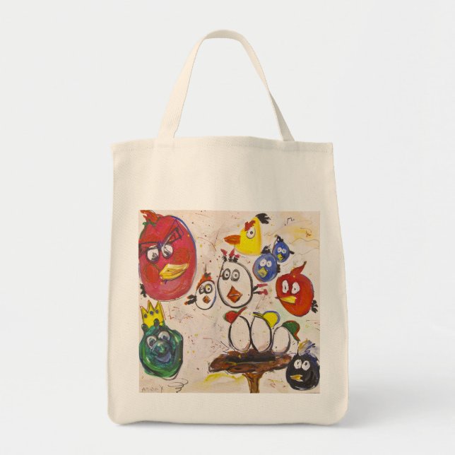 Tote Bag Nouveaux oeufs sur le bloc par Ashley, Sandy et (Devant)