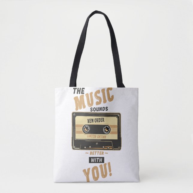 Tote Bag Nouvelle commande - Bande de la cassette (Devant)