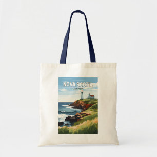 Tote Bag Nouvelle-Écosse Canada Travel Art Vintage