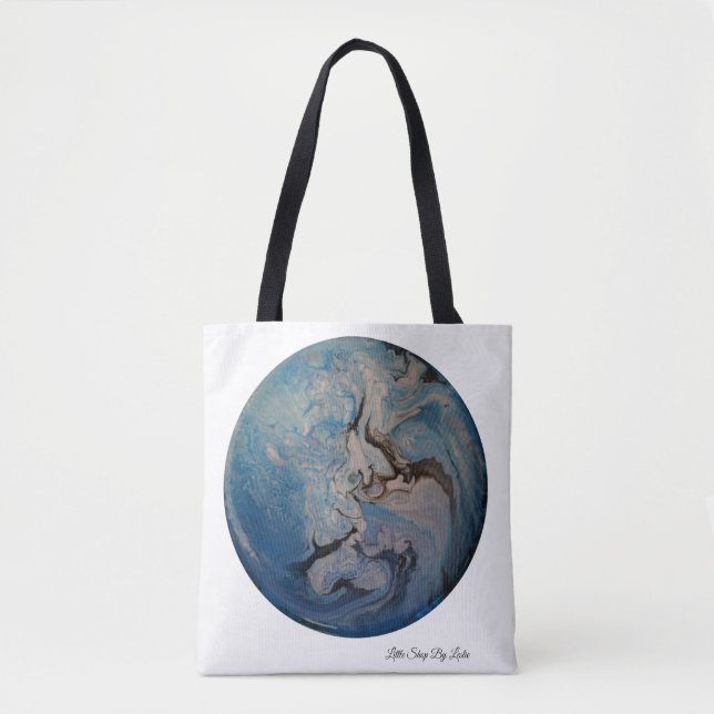Tote Bag Nouvelle planète de frontière (Devant)