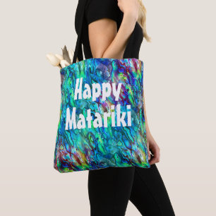 Tote Bag Nouvelle-Zélande Abalone Paua Shell Motif 1