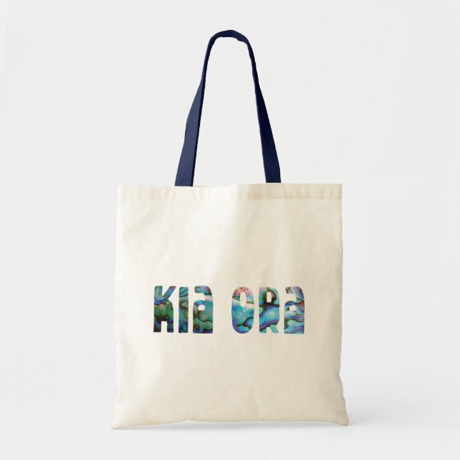 TOTE BAG NOUVELLE-ZÉLANDE KIA ORA PAUA (Devant)