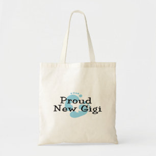 Tote Bag Nouvelles empreintes de pas fières de bébé de Gigi