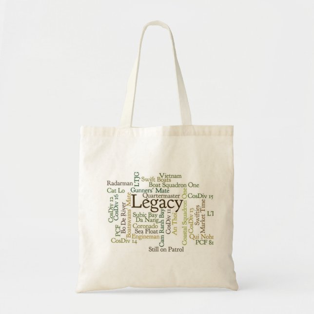 Tote Bag Nuage Fourre-tout de mot (Devant)