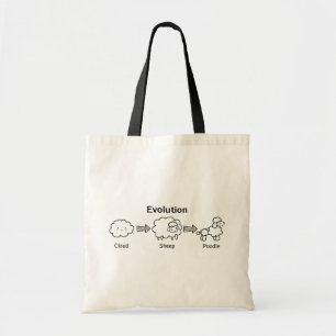 Tote Bag Nuage Mouton Poussière Poussière Amusante Évolu