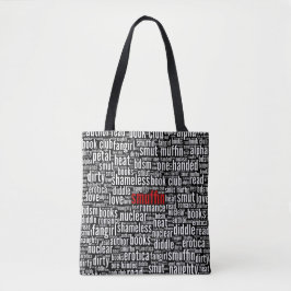 Tote Bag Nuage sans scrupule de mot de Smuffin (d)