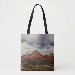 Tote Bag Nuages pendant qu'ils roulent dans Sedona