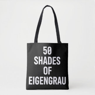 Tote Bag Nuances de Eigenrau Design de Texte Minimaliste
