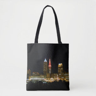 Tote Bag Nuit chaude de Cleveland imprimée