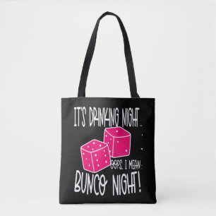 Tote Bag Nuit de Bunco Boisson Drôle
