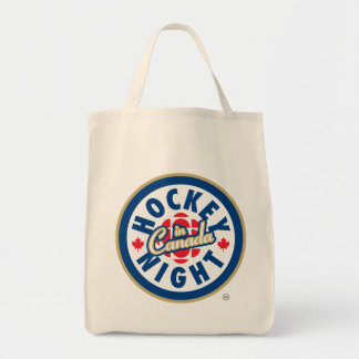 Tote Bag Nuit de hockey au Canada Épicerie Fourre-tout