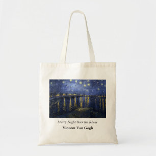 Tote Bag Nuit étoilée au-dessus du Rhône - le Van Gogh