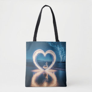 Tote Bag Nuit étoilée d'amour
