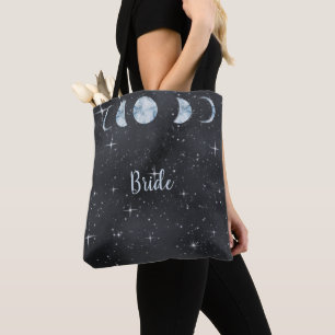 Tote Bag Nuit étoilée Mariée céleste