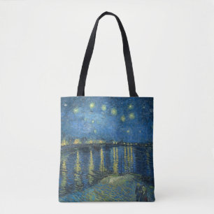 Tote Bag Nuit étoilée sur le Rhône