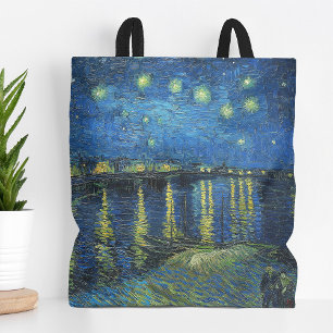 Tote Bag Nuit étoilée sur le Rhône   Vincent van Gogh