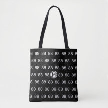 Numéro personnalisé 88 sur noir