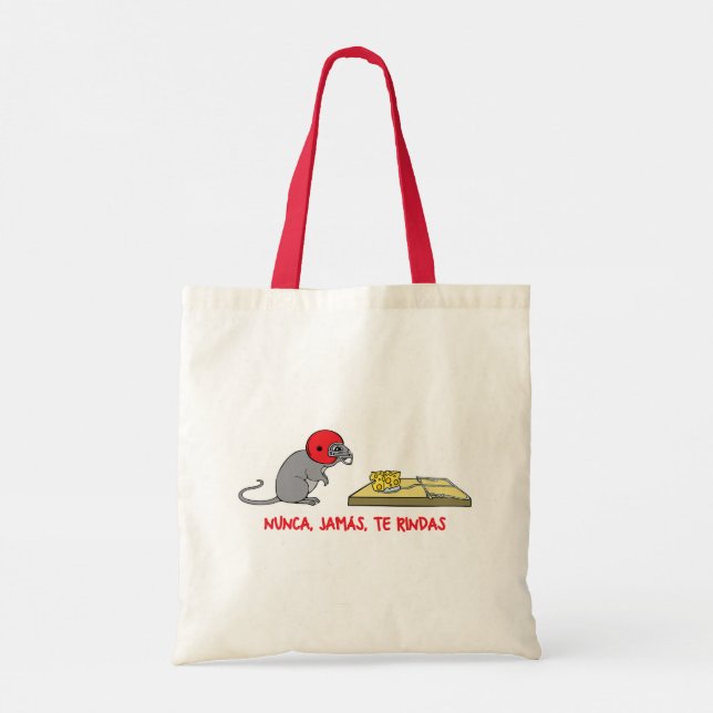 Tote Bag Nunca jamas te rindas (Dos)