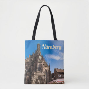 Tote Bag Nuremberg Hauptmarkt Nürnberg Bavière Allemagne