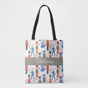 Tote Bag Nutcracker mignon Noël personnalisé